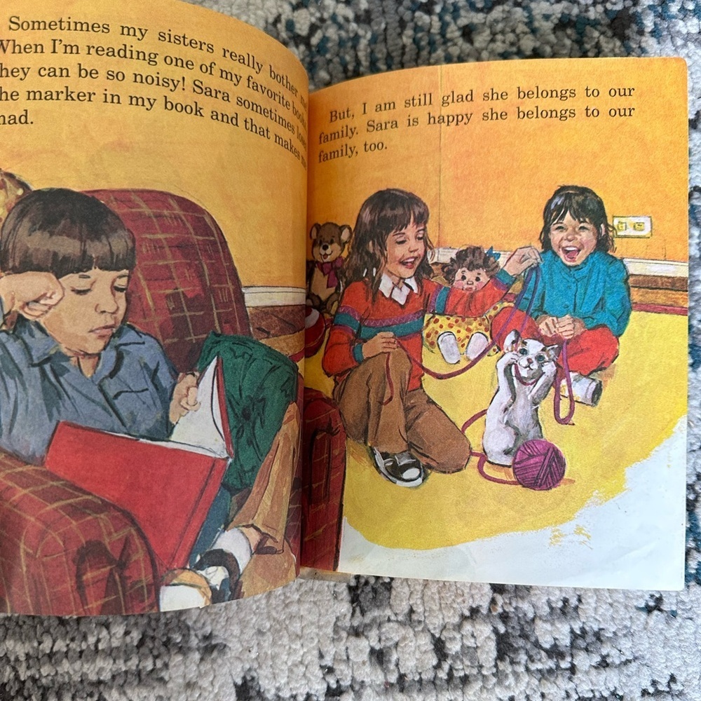 Vintage Children’s Book We're a Family Book by Sandra Brandon